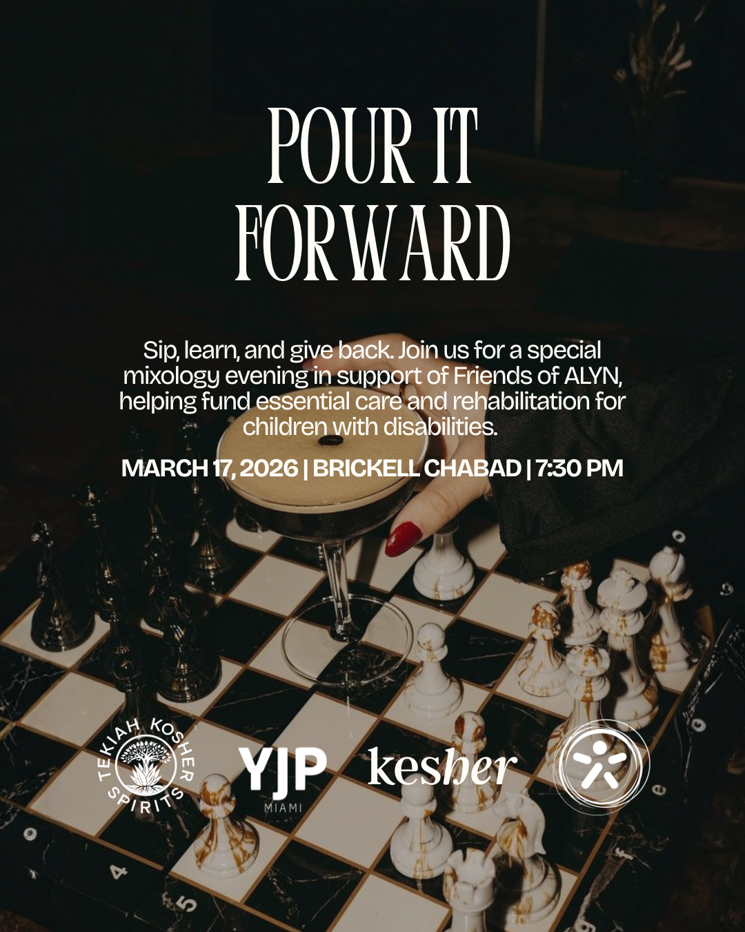 Pour It Forward: A Kesher Mixology Evening